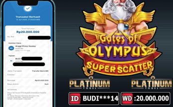 BUKTI PEMBAYARAN JP MENANG GATES OF OLYMPUS SUPER SCATTER Rp 20.000.000 ,- USERID : BUDI***14 TANGGAL 12 - JULI - 2025